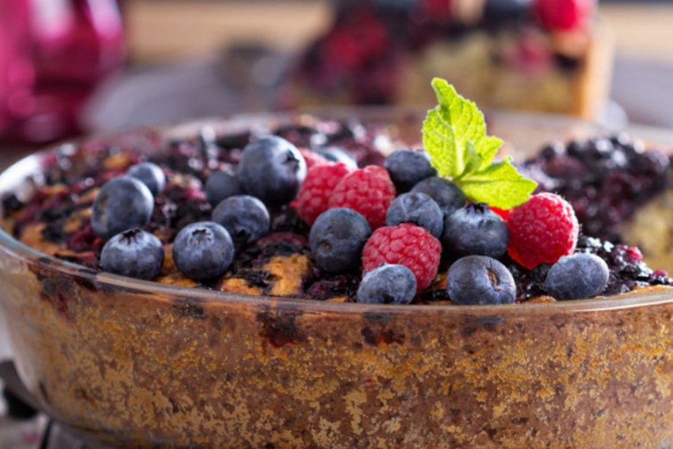 Carrot Cake Topping Blueberry