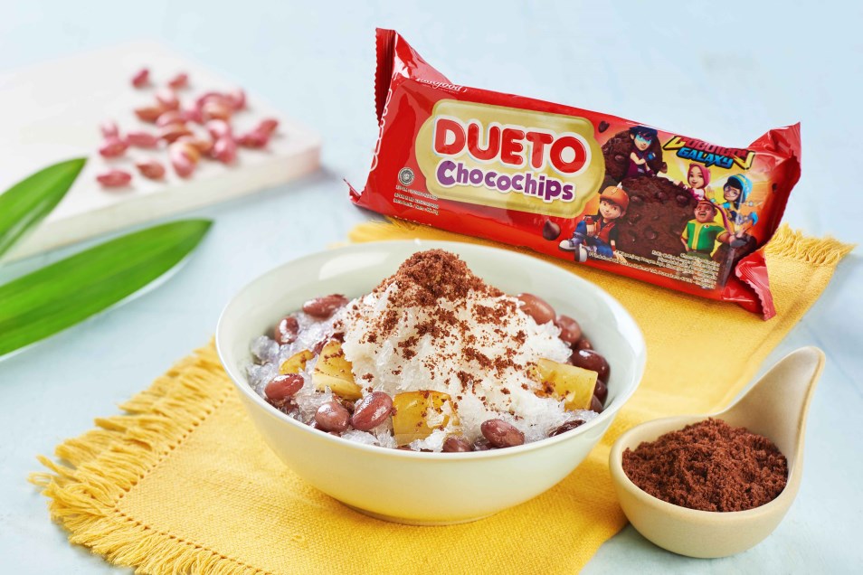 Dueto Es Kacang Merah