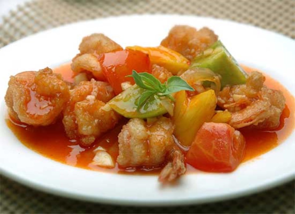 Udang Saus Asam Manis