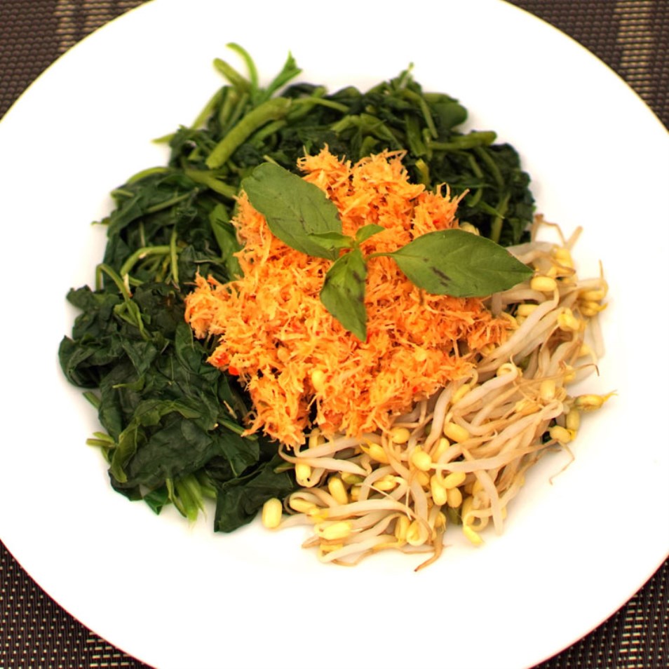 Urap-Urap Bumbu Kencur