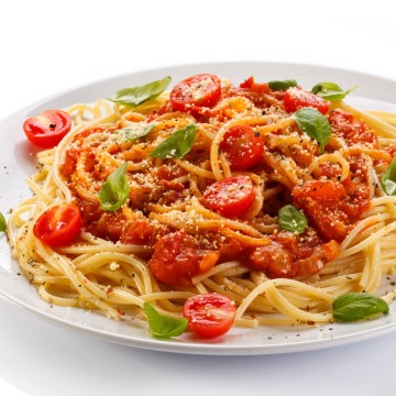 Spaghetti Daging Krim Tomat
